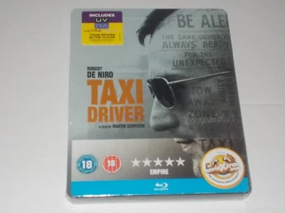 TAXI DRIVER REGION FREE UK Embossed Blu Ray Steelbook (New Sealed) - Image 1 of 2