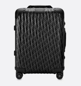 N) Equipaje de Mano DIOR AND RIMOWA -Maleta Dior Oblicua Aluminio 21" Negra R - Imagen 1 de 13