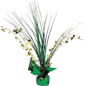 12" St. Patrick's Day Shamrock Spray Centerpiece (110060) - Picture 1 of 1