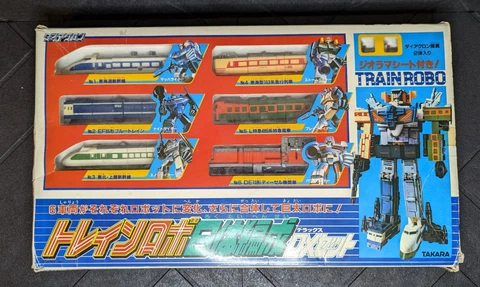 Takara Diaclone train robo pre Transformers G1 Raiden trainbots C-131 Cover
