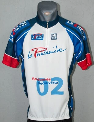 SMS Santini Cycling Jersey Mens 1/4 Zip La Presse Bike Shirt Size Adult 2XL - Image 1 of 4