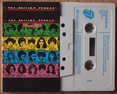 ROLLING STONES - SOME GIRLS (CBS 4501974) 1987 EUROPE CASSETTE TAPE REISSUE - Image 1 of 3