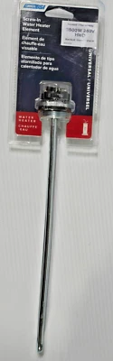 Camco 02283 Screw-In Universal Water Heater Element HWD 240 Volt, 3500 Watt -NEW - Image 1 of 4