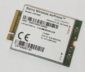 4G WWAN EM7455 Qualcomm pour Fujitsu Lifebook U758 U757 U747 U748 U749 U759 U7510 - Photo 1/1