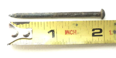 Vintage two inch nails - looks like galvanized - round head - free shipping Cover