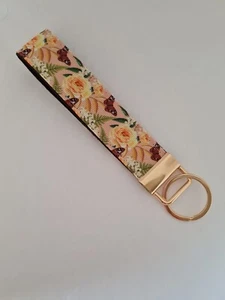 Butterfly print key fob wristlet - Picture 1 of 1