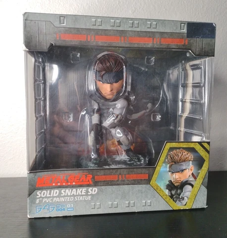 Metal Gear Solid Snake SD FIRST 4 FIGURES F4F PVC Statue Figure BRAND NEW SEALED Cover