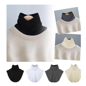 Women Turtleneck Dickey Lightweight Neckwear Comfortable Versatile Warm - Picture 1 of 27