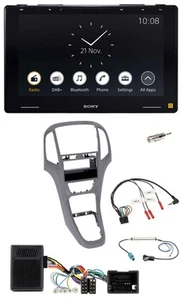 Sony USB Lenkrad DAB Bluetooth Autoradio für Opel Astra J ab 2009 Titan grau - Bild 1 von 10