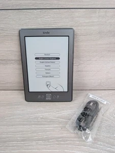 Amazon Kindle (4th Generation) D01100 eBook Reader Wi-Fi 6” - Grey - Picture 1 of 5