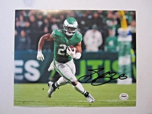 Foto firmada por SAQUAN BARKLEY 8x10 ¡Corriendo atrás! con certificado de autenticidad (aca) + envío gratuito - Imagen 1 de 4