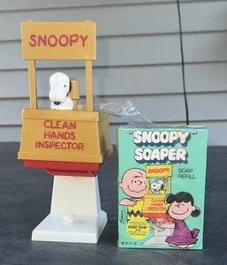 Dispensador de jabón Kenner's Snoopy alrededor de 1975 con jabón - Imagen 1 de 7