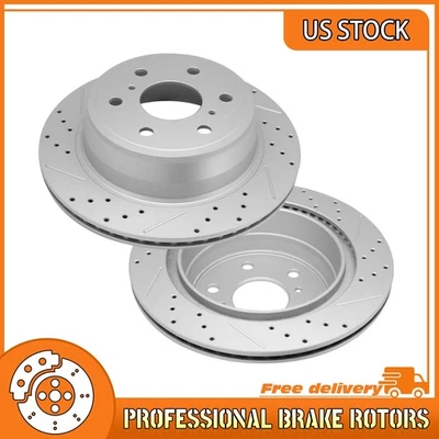 Rotores de freno traseros perforados para Cadillac Escalade Escalade ESV/ETX Silverado 1500 Foto 1 de 4