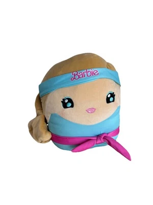 Barbie 10” Peluche Squishy Aeróbicos Fitness Estilo Retro Rosa Azul Mattel 2023 Foto 1 de 4