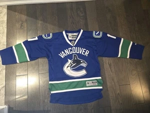 Vancouver Canucks NHL Reebok Jersey Sz Youth S/M #17 Kesler Blue Green Hockey - Picture 1 of 6