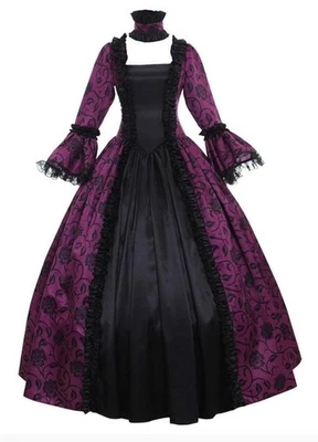 Vestido rococó victoriano Abaowedding para mujer inspiración disfraz de doncella vintage... Foto 1 de 4