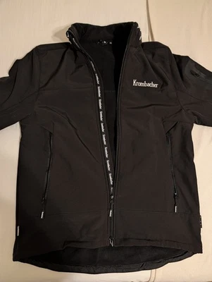 Insulated Waterproof Winter Zip Jacket 5 Pocket Krombacher Beer LOGO  - Image 1 of 4