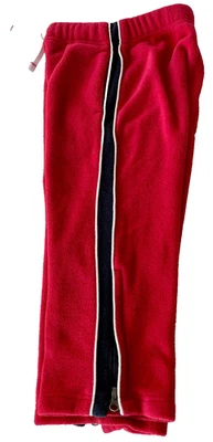 VTG 2005 BABY GAP Side Stripe Microfleece Zip Pocket Pull-On Track Pant XS 4 5 Y - Image 1 of 4