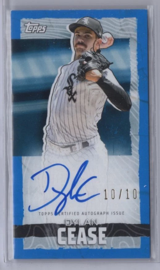 2023 TOPPS RIP MINI AUTO Dylan Cease 10/10 Chicago White Sox #T88-75 - Image 1 of 2