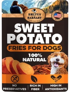 Sweet Potato Dog Treats- No Additive Dehydrated Sweet Potato Fries, Grain Fre... - Picture 1 of 9