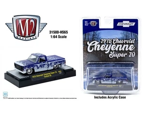 M2 Machines 1:64 1973 Chevrolet Cheyenne Super 10 Custom SS Holiday Edition HS65 - Picture 1 of 1