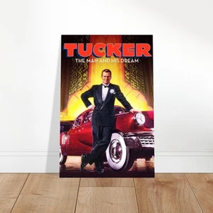 Póster de la película Tucker Car Dream vintage - arte de pared clásico de historia automotriz - Imagen 1 de 6