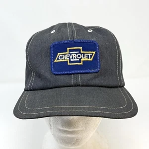 Cappello Berretto Vintage Chevrolet Chevy Patch Denim Regolabile Snapback - Foto 1 di 10