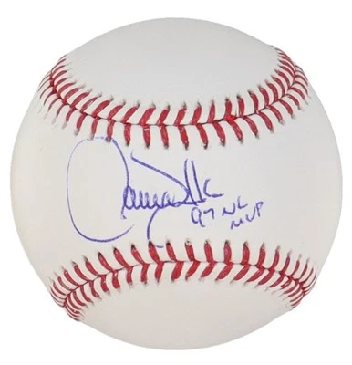 Larry Walker Signed Baseball “97 NL MVP” Romlb Autographed Auto Rockies JSA COA - Image 1 of 2