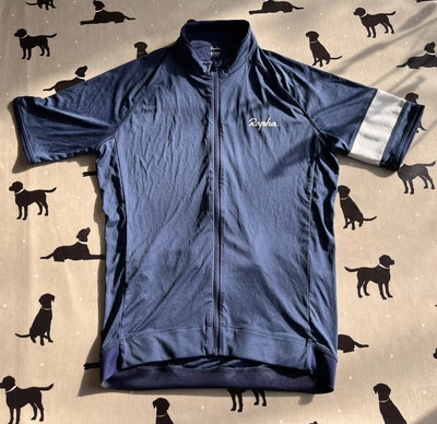 Mens Rapha Core Jersey In Navy Blue | Size Medium | Overall Good Condition - Image 1 of 4