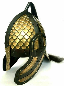 Spartan Knight's King Armour Roman Helmet Medieval Costume - Picture 1 of 6