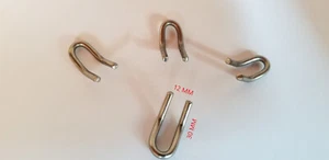 motorcycle exhaust spring hooks 304 stainless steel x 4 - Picture 1 of 2