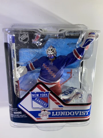 Henrik Lundqvist in Blue Collector 1839/2000 NHL McFarlane Series 32 Figure Cover