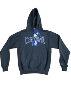 Champion Central Blue Devils Men's Hoddie Fleece Gray Long Sleeve Size Small - Picture 1 of 16