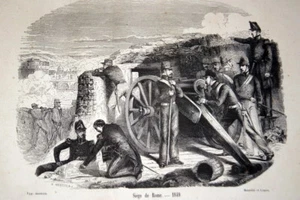 BELAGERUNG VON ROM 1849 NAPOLEON III KRIEG 1850 MI50 - Bild 1 von 1