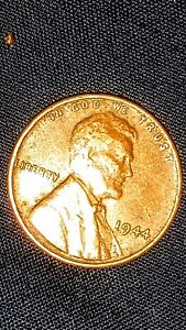 Up for sale is a rare 1944 Lincoln Wheat Penny with a unique error. The letter "