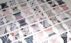 30 Divider Tabs, Planner Tabs, Junk Journal Tabs, Journal tabs in Pink and Blue - Picture 1 of 5