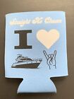 STRAIGHT NO CHASER - YACHT ON THE ROCKS “I Love Yacht Rock” Can Koozie Blue
