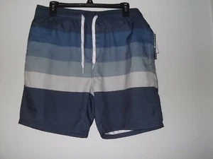 TRINITY - MEN - SWIM SHORT - BLUE MULTI - SIZE XL (AC-41-287x2) - Picture 1 of 4