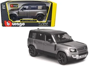 2022 Land Rover Defender 110 Dark Silver Metallic with Black Top and Sunroof 1/2 - Picture 1 of 1