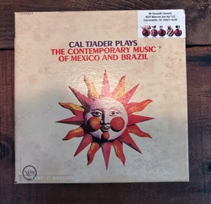 CAL TJADER "CONTEMPORARY MUSIC OF MEXICO & BRAZIL" REEL TO REEL TAPE 3 3/4IPS - Picture 1 of 4