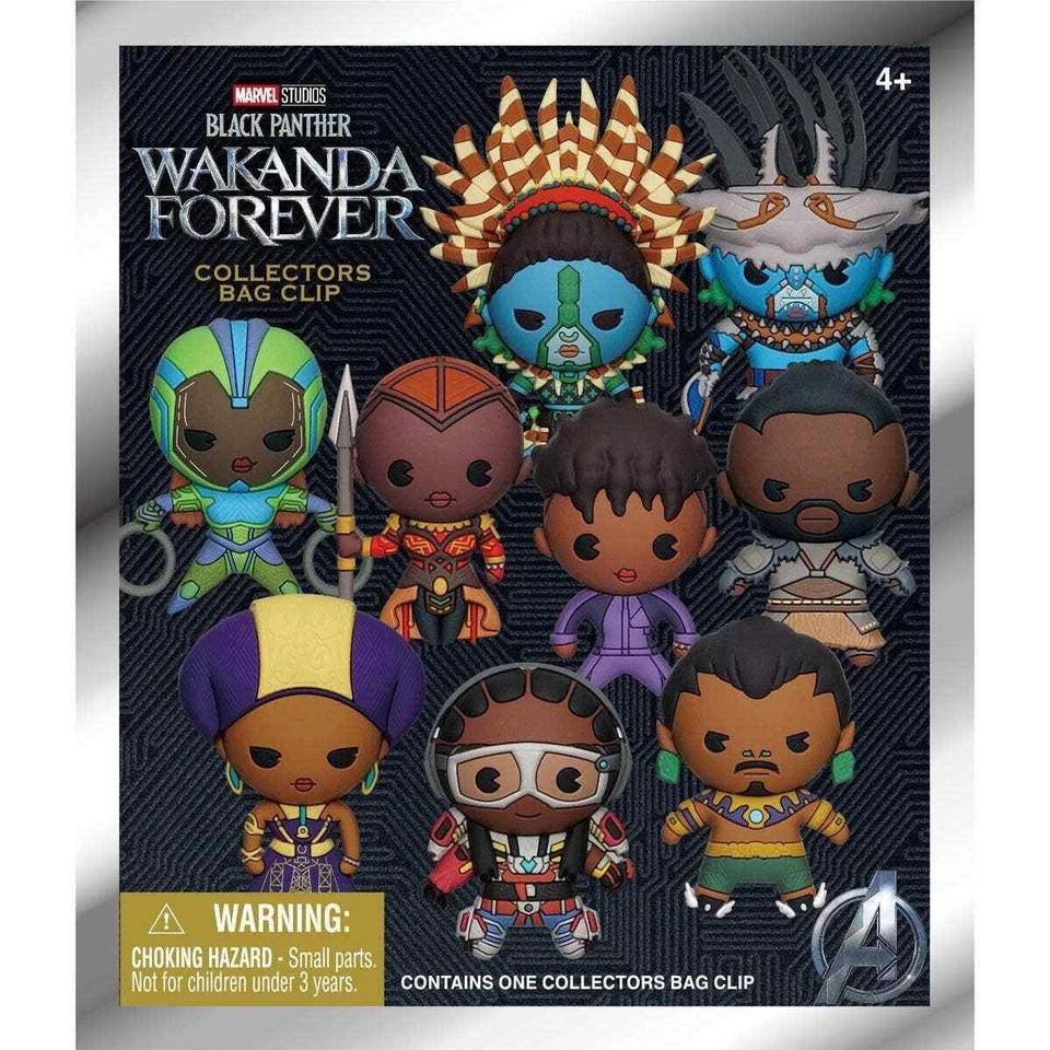 Nuevo Marvel Black Panther: Wakanda Forever Bolsa de Espuma 3D Clip Bolso Ciego Foto 1 de 1