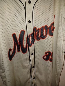 Marvel Men’s Marvel Characters #39 Button Down Baseball Jersey- 3XL New /w Tags - Picture 1 of 5