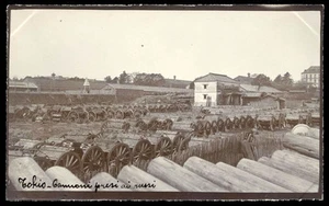 fotografia originale-old photo JAPAN tokyo connons taken distrained to Russians - Picture 1 of 1