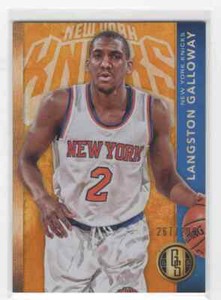 2015-16 Panini Gold Standard Langston Galloway 267/299 New York Knicks #88