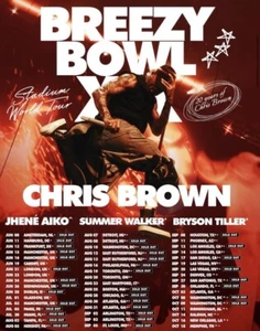 2x BREEZY BOWL Chris Brown Tickets Hamburg 11.06 Top Plätze - Bild 1 von 1