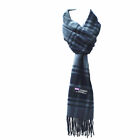 Unisex Winter 100% Cashmere High Quality Plaid Scarf Scotland Made Wool Scarves