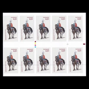 Dänemark 2014 - Anniv der Garde Husarenregiment Militärblatt - Sc 1686a postfrisch - Bild 1 von 2