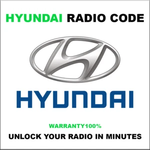 HYUNDAI RADIO CODES UNLOCK STEREO SERIES EMP3 MP3 29 AUTONET PINCODE SERVICE - Picture 1 of 5