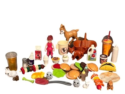 Mini Muñeca Accesorios y Animales Barbie Niña Americana Figuras Lote Mixto Foto 1 de 4