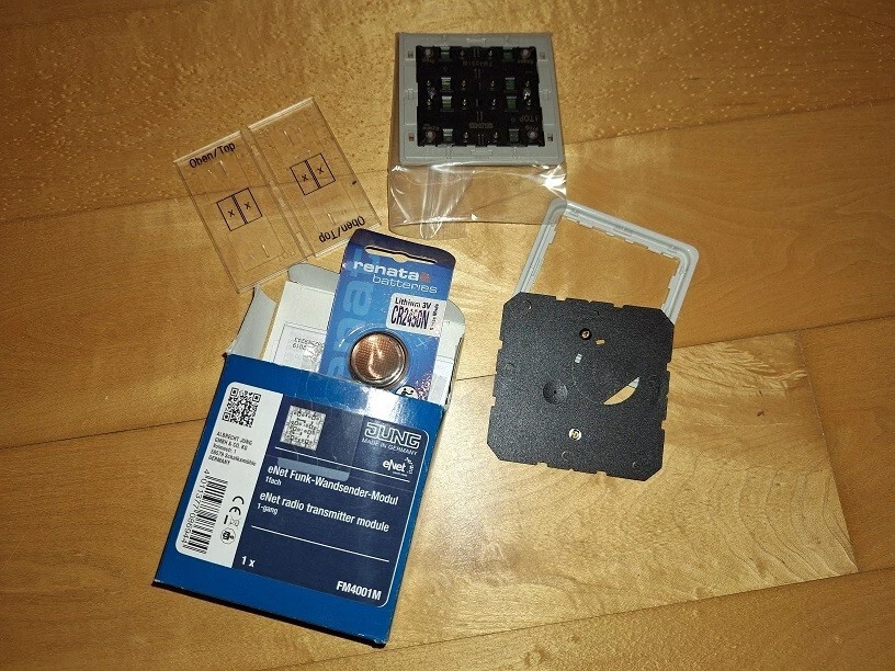 JUNG FM4001M eNet Funk-Wandsender-Modul 1fach, F40 - Bild 1 von 1